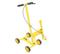 Walk Behind Line Marking Machine for Parking Lots, Basketball Courts, Driveways, Playgrounds with Adjustable Line Width Wheel Striper