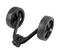 Walk Behind String Trimmer Support Wheels, Adjustable Height Guide Wheel For Grass Eater And Brush, Black Attachment For Precise Edge Trimming