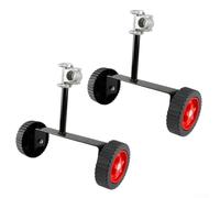 Walk Behind String Trimmer Wheels 180° Adjustable Grass Trimmers Wheel, Aerospace Metal Material (26mm)
