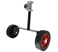 Walk Behind String Trimmer Wheels with 180° Adjustable Angle | Height Adjustable Push Eater Attachment for Backpack Brush Cutters | Compatible with 26mm and 27mm(28mm)