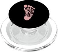 Walk By Faith 2 Corinthians 5:7 Christian Scripture PopSockets PopGrip for MagSafe