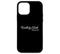 Walk by Faith 2 Corinthians 5:7 Christian Scripture Quote Case for iPhone 12 mini