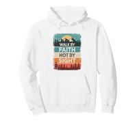Walk by Faith 2 Corinthians 5:7 Christian Worship Pullover Hoodie