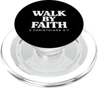 Walk By Faith Bible Verse 2 Corinthians 5:7 Christian PopSockets PopGrip for MagSafe
