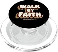 Walk by Faith Christian - 2 Corinthians 5:7 Men Women Kids PopSockets PopGrip for MagSafe