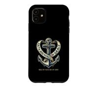 Walk By Faith Christian Anchor Cross Hope Design Case for iPhone 11