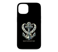 Walk By Faith Christian Anchor Cross Hope Design Case for iPhone 13