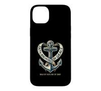 Walk By Faith Christian Anchor Cross Hope Design Case for iPhone 14 Plus