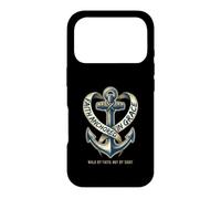 Walk By Faith Christian Anchor Cross Hope Design Case for iPhone 17 Pro