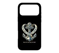Walk By Faith Christian Anchor Cross Hope Design Case for iPhone 17 Pro Max