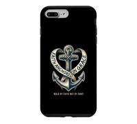 Walk By Faith Christian Anchor Cross Hope Design Case for iPhone 7 Plus/8 Plus