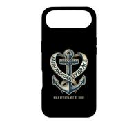Walk By Faith Christian Anchor Cross Hope Design Case for iPhone Air