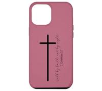 Walk by Faith Christian Cross Scripture Minimal Art Case for iPhone 12 Pro Max