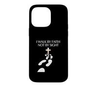 Walk By Faith Christian Footsteps Case for iPhone 14 Pro Max