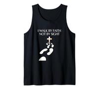 Walk By Faith Christian Footsteps Tank Top