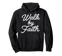 Walk By Faith Christian Jesus Religious Cowboy Western Faith Pullover Hoodie