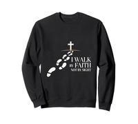 Walk By Faith Christian Path Sweatshirt