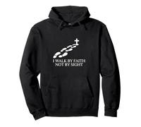 Walk By Faith Christian Scripture Path Pullover Hoodie