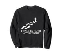 Walk By Faith Christian Scripture Path Sweatshirt