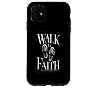 Walk By Faith Eyes Closed Heart Open Christian Case for iPhone 11