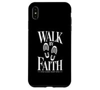 Walk By Faith Eyes Closed Heart Open Christian Case for iPhone XS Max