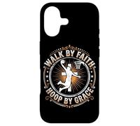 Walk By Faith Hoop By Grace Christian Basketball Case for iPhone 17