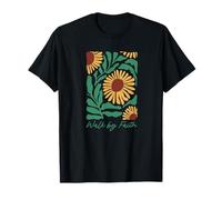 Walk by Faith Jesus Christ Bible Quote T-Shirt