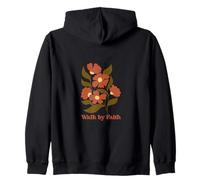 Walk by Faith Jesus Christ Faith Christianity Zip Hoodie