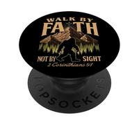 Walk by Faith Not by Sight 2 Corinthians Christian Bigfoot PopSockets Adhesive PopGrip