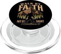 Walk by Faith Not by Sight 2 Corinthians Christian Bigfoot PopSockets PopGrip for MagSafe