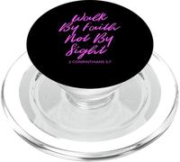 Walk By Faith Not By Sight Bible Verse Women Luke Scripture PopSockets PopGrip for MagSafe