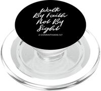 Walk By Faith Not By Sight Bible Verse Women Luke Scripture PopSockets PopGrip for MagSafe