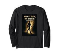 Walk by Faith Not by Sight Bible Verses 2 Corinthians 57 Long Sleeve T-Shirt
