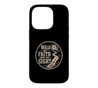 Walk By Faith Not By Sight Christian Faith Verse Case for iPhone 14 Pro