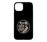 Walk By Faith Not By Sight Christian Faith Verse Case for iPhone 15 Plus