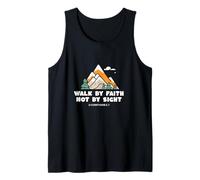 Walk by Faith Not by Sight Christian Mountain Tank Top