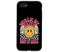 Walk By Faith Not By Sight - Corinthians 5:7 Christian Case for iPhone SE (2020) / 7/8