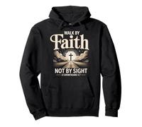 Walk By Faith Not By Sight Prayer Cloth For Christians Pullover Hoodie