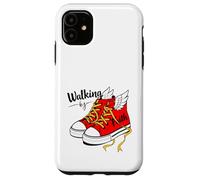 Walk by Faith - Winged Sneaker, Christian Belief Graphic Art Case for iPhone 11