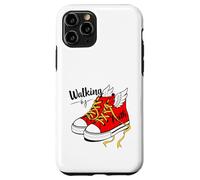 Walk by Faith - Winged Sneaker, Christian Belief Graphic Art Case for iPhone 11 Pro
