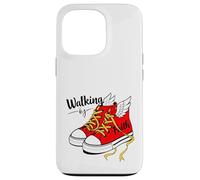 Walk by Faith - Winged Sneaker, Christian Belief Graphic Art Case for iPhone 13 Pro