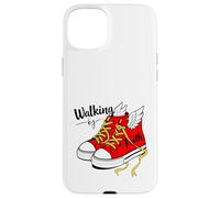 Walk by Faith - Winged Sneaker, Christian Belief Graphic Art Case for iPhone 15 Plus