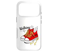 Walk by Faith - Winged Sneaker, Christian Belief Graphic Art Case for iPhone 17 Pro