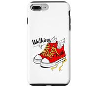 Walk by Faith - Winged Sneaker, Christian Belief Graphic Art Case for iPhone 7 Plus/8 Plus