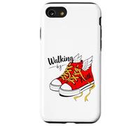 Walk by Faith - Winged Sneaker, Christian Belief Graphic Art Case for iPhone SE (2020) / 7/8