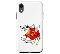 Walk by Faith - Winged Sneaker, Christian Belief Graphic Art Case for iPhone XR