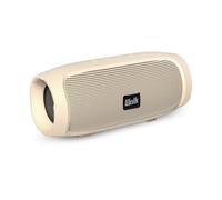 Walk Cream Cannon Wireless Speaker Powerful 2x3W with TruSound Technology, Twin Speakers, Bass Boost