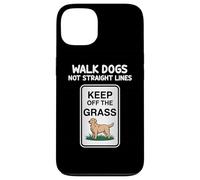 Walk Dogs Not Straight Lines Keep Of The Grass Dogs Lover Case for iPhone 13