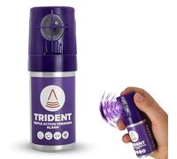 Walk Easy Trident Personal Attack Rape Alarm with Loud 138dB Sound, UV Tracer, and Odour Spray, UK Made