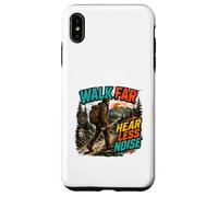 Walk Far Hear Less Noise Outdoor Adventure Design Case for iPhone XS Max